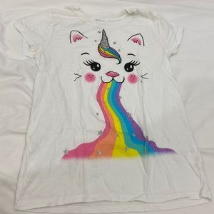 The Children’s Place Cat Unicorn Girl Tee shirt